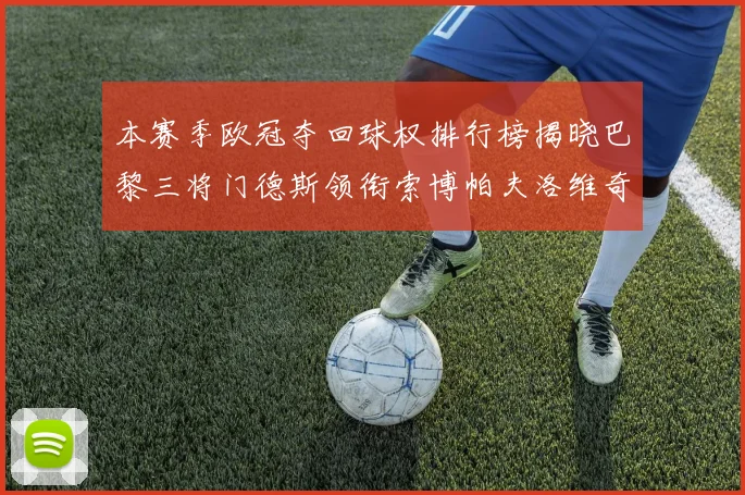 本赛季欧冠夺回球权排行榜揭晓巴黎三将门德斯领衔索博帕夫洛维奇紧随其后
